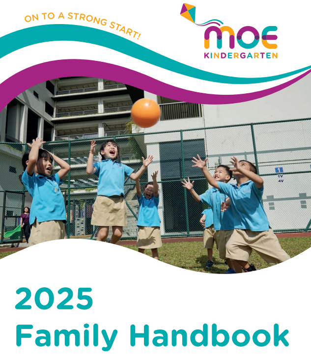 Cover page of 2025 MOE Kindergarten Handbook